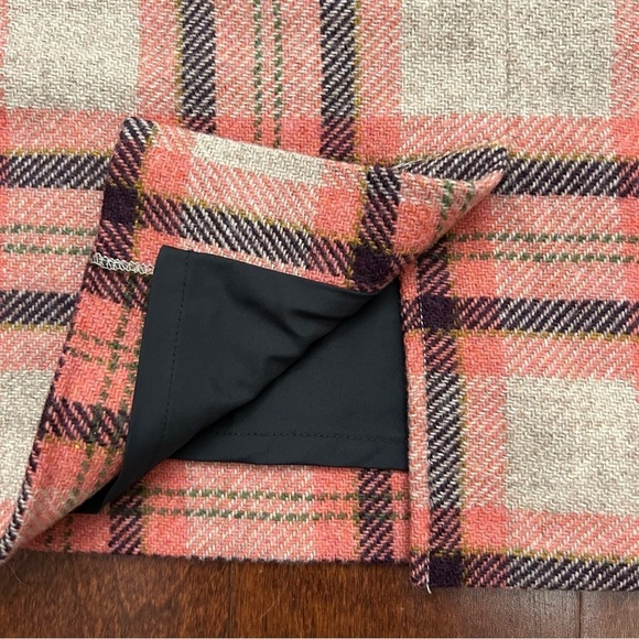 L.L. Bean Favorite Fit Clueless Plaid Skirt, Wool Blend, Light Academia Size 8 - Picture 9 of 10